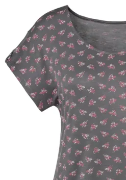 Online LASCANA T-Shirt Dunkelgrau