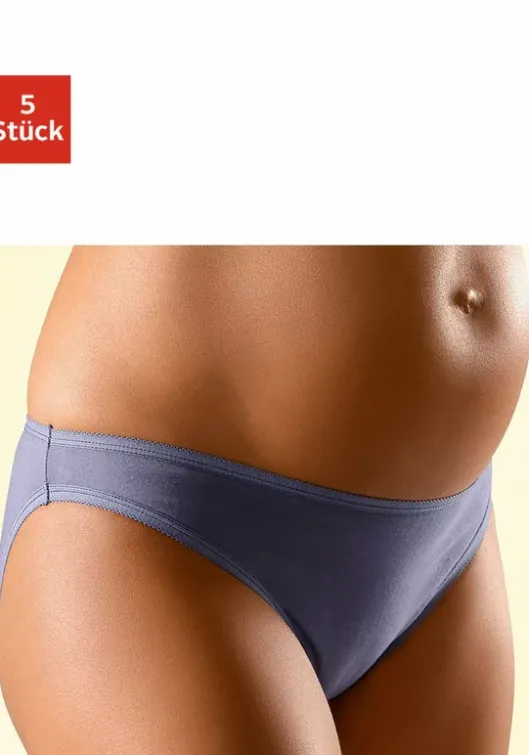 Best petite fleur Umstandsslip 2Xblau+2Xweis+1Xschwarz