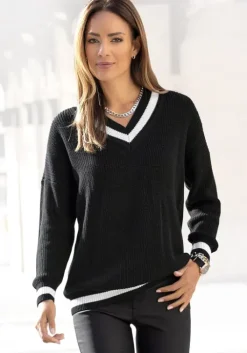 Outlet V-Ausschnitt-Pullover Pullover