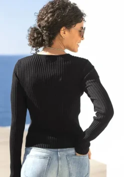 Hot V-Ausschnitt-Pullover Pullover