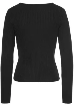 Hot V-Ausschnitt-Pullover Pullover