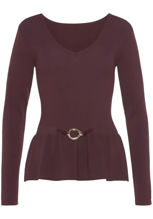 New V-Ausschnitt-Pullover Pullover