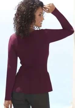 New V-Ausschnitt-Pullover Pullover