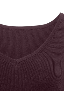New V-Ausschnitt-Pullover Pullover