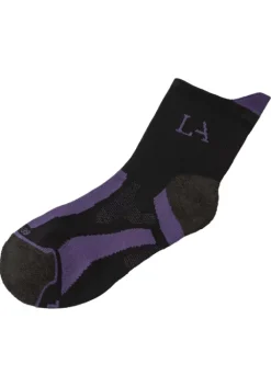 Clearance LASCANA ACTIVE Wandersocken 1X Schwarz-Lila, 1X Schwarz-Rosa, 1X Schwarz-Grun