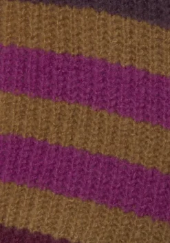 Clearance LASCANA Wickelstrickjacke Beere Gestreift