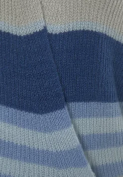 Online LASCANA Wickelstrickjacke Grau Gestreift